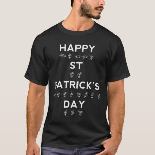 St Patrick's Day Asl Deaf Awareness T-Shirt