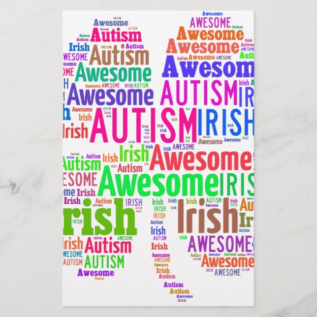 St. Patrick's Day Autism Awareness Products (Front)
