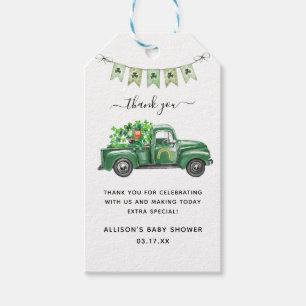 St. Patrick's Day Baby Shower Thank You Gift Tags