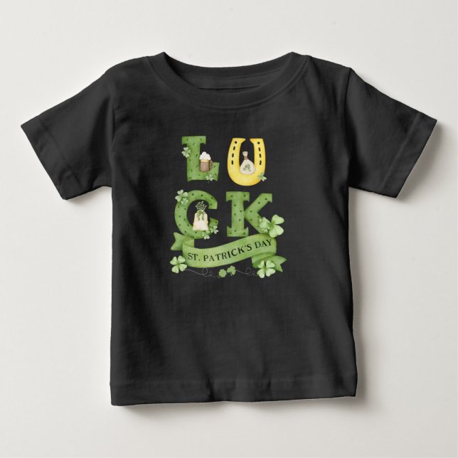 St Patricks Day Baby T-Shirt (Front)