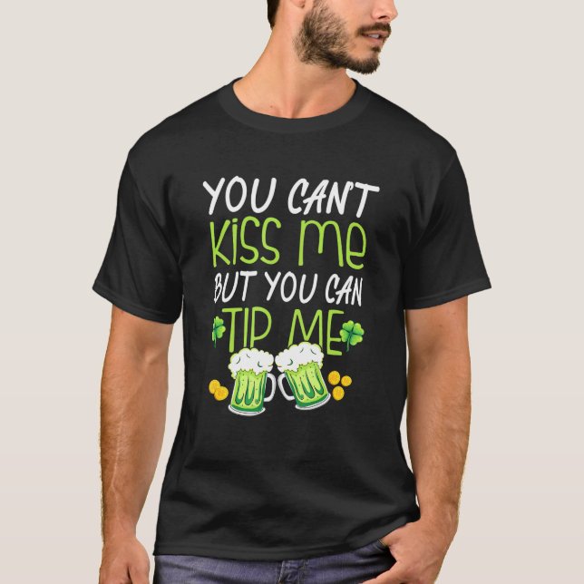 St Patricks Day  Bartender Waiter Waitress Server T-Shirt (Front)