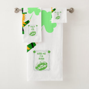 St. Patrick's Day Bathroom Towel Sets