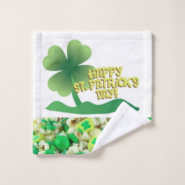 St. Patrick's Day Bathroom Towel Sets (Wash Cloth)