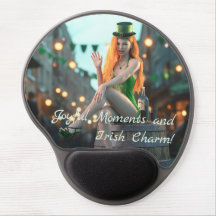 St Patrick's Day Beauty Sitting on a Barrel