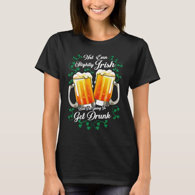 St Patricks Day Beer Irish Drinking Team T-Shirt (Front)