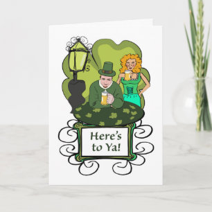 St. Patrick's Day Beers Cheers Happy Tears Card