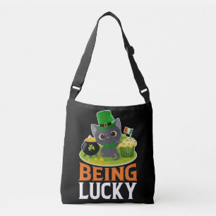 St. Patrick's Day Being Lucky Crossbody Bag