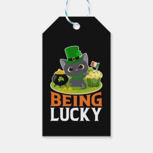 St. Patrick's Day Being Lucky Gift Tags