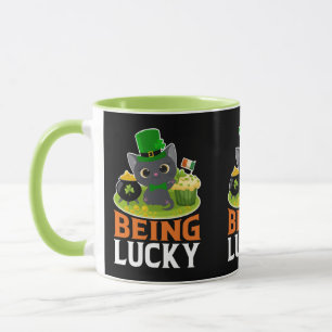 St. Patrick's Day Being Lucky Mug