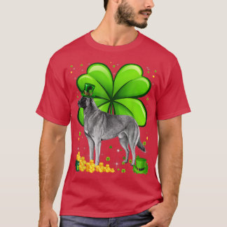St Patrick's Day Belgian malinois Shamrock Pet Lov T-Shirt