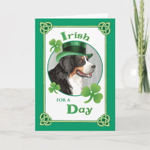 St. Patrick's Day Berner Card