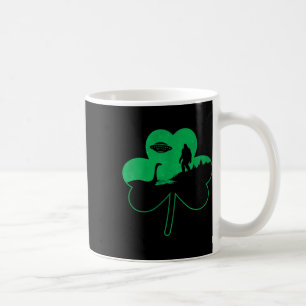 St Patricks Day Bigfoot Nessie Ufo Alien Shamrock Coffee Mug