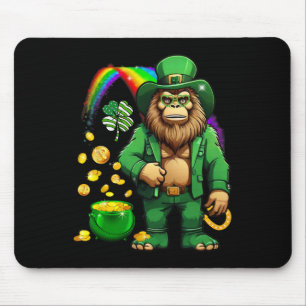 St Patrick's Day Bigfoot Rainbow Patricks Day 17 M Mouse Mat