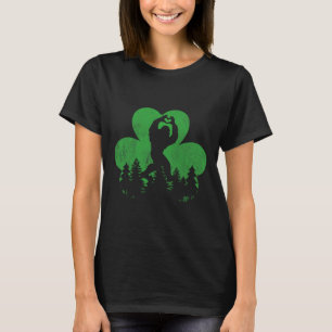 St Patricks Day Bigfoot Sasquatch Shirt Saint Padd