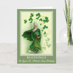 St. Patrick's Day Birthday Card
