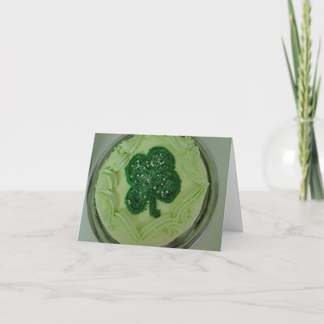 St. Patrick's Day Birthday Card (Front)