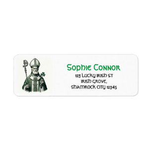 St. Patrick's Day Bishop Return Address