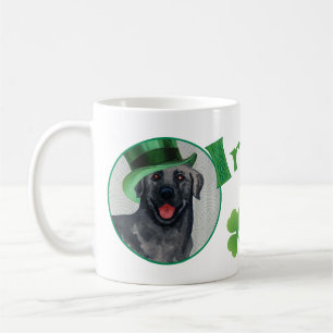St. Patrick's Day Black Lab Coffee Mug
