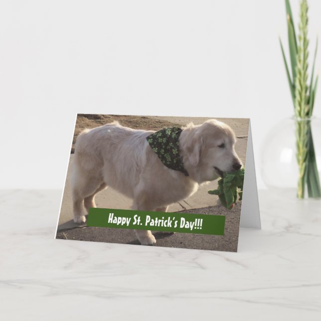 St. Patrick's Day Blessing - Card (Front)