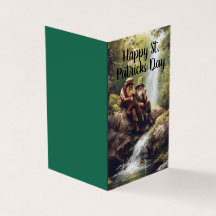 St. Patricks day blessing card