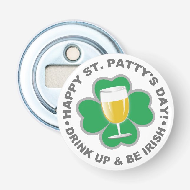 St. Patrick's Day bottle opener (Front)