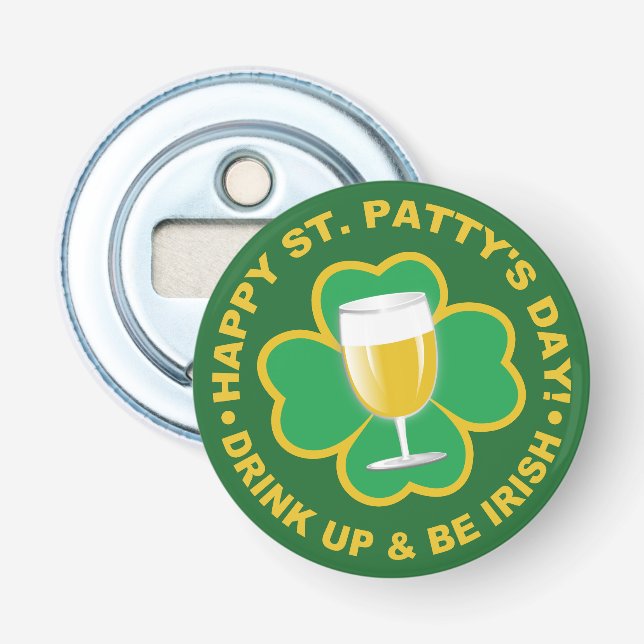St. Patrick's Day bottle opener (Front)