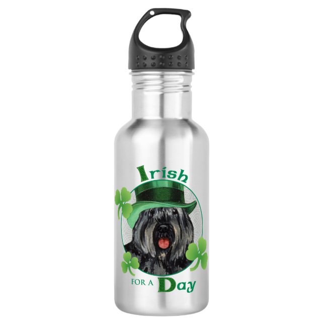 St. Patrick's Day Bouvier 532 Ml Water Bottle (Front)