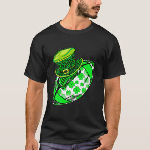 St Patricks Day Boys Men Rugby Cute Leprechaun Spo T-Shirt