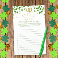 St. Patrick's Day Bridal Shower Where Did They Go?