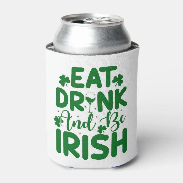 St Patrick's Day  Can Cooler (Can Front)