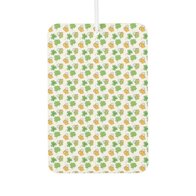 St Patrick's Day Car Freshener (Front)