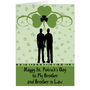 St. Patrick's Day Card,  Brother & Brother in Law