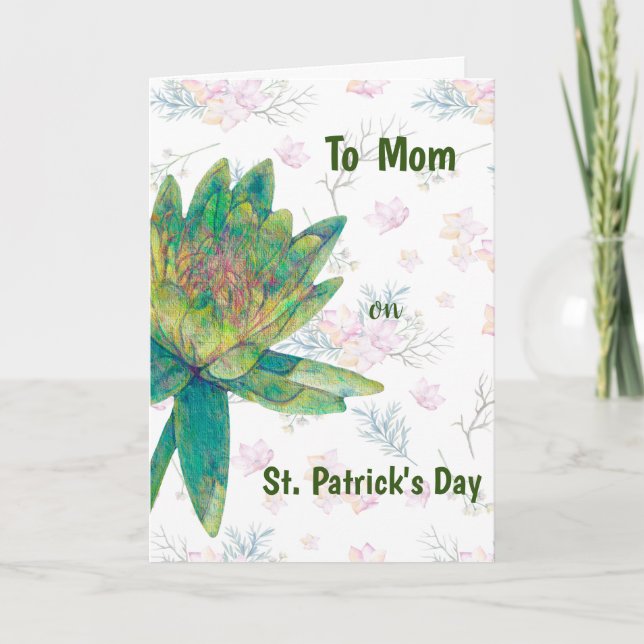 St. Patrick's Day Card for Mum (Front)