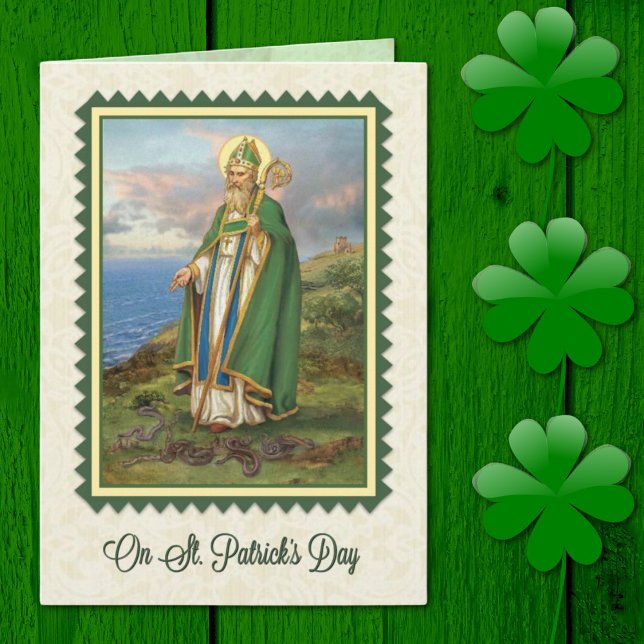 St. Patrick's Day Card w/prayer and verse inside (Creator Uploaded)