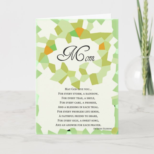 St. Patrick's Day Cards-Mum Card (Front)