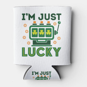 St Patricks Day Casino Slot Machine Lucky Can Cooler