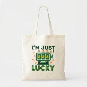 St Patricks Day Casino Slot Machine Lucky Tote Bag