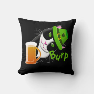 St. Patrick's Day Cat Cushion