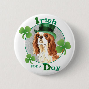 St. Patrick's Day Cavalier 6 Cm Round Badge