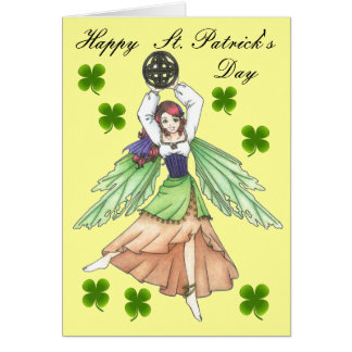 St. Patrick's Day Celtic Faerie Card