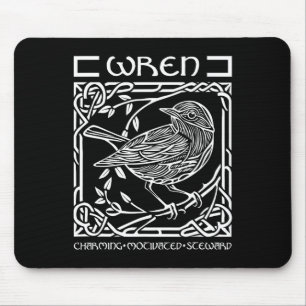 St Patricks Day Celtic Knot Zodiac Wren June 10 - Mouse Mat