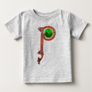 ST PATRICK'S DAY CELTIC P MONOGRAM WITH SHAMROCK BABY T-Shirt