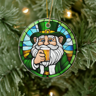 St Patricks Day Ceramic Tree Decoration
