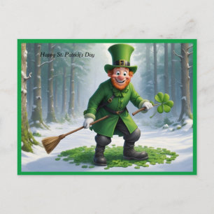 St. Patrick's Day Character Postcard