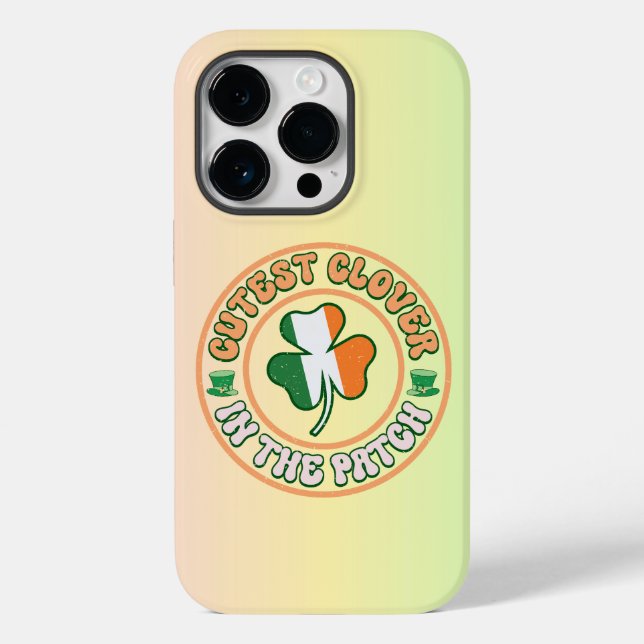 St. Patrick's Day Charm Cutest Clover in the Patch Case-Mate iPhone Case (Back)