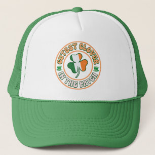 St. Patrick's Day Charm Cutest Clover in the Patch Trucker Hat