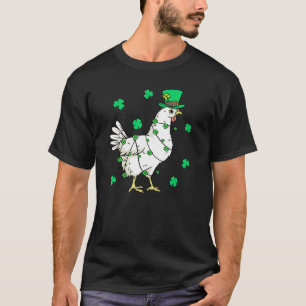 St Patricks Day Chicken Leprechaun T-Shirt