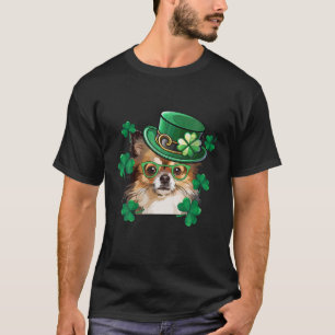 St Patrick's Day Chihuahua Leprechaun Pet Dog Love T-Shirt