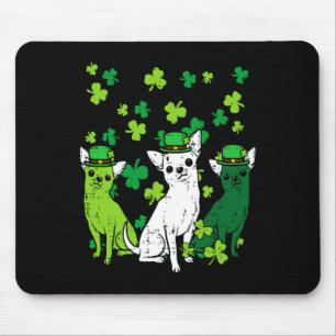 St Patricks Day Chihuahuas Dog Saint Paddys Men Wo Mouse Mat