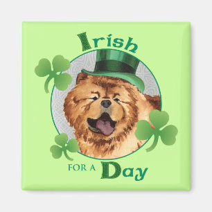 St. Patrick's Day Chow Magnet
